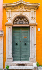 Old and beautiful ornate door