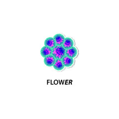 Vector Flower Background design Template