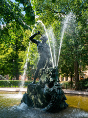 Thor battle midgard serpent fountain