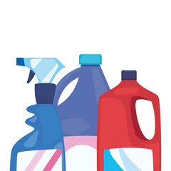 cleaning products and supplies design