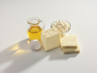 cheese and olive oil