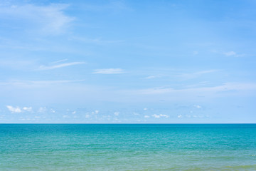 Landscape of the beautiful sky and sea during the day.