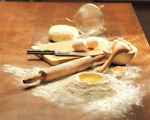 baking christmas cookies