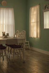 dining room with table and chairs