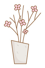 Isolated flower ornament design vector illustrator