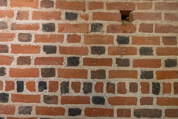 Ancient brick wall background texture overlay