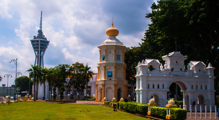 Alor Setar, Kedah, Malaysia - 8 August 2018. Balai Nobat (Musical Hall) is a tower for storing the musical instruments of "Nobat", the state of Kedah's traditional music. 