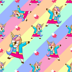 unicorn vector pattern graphic design
