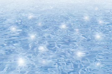 Obraz premium Illustration of water surface. 水面のイラスト