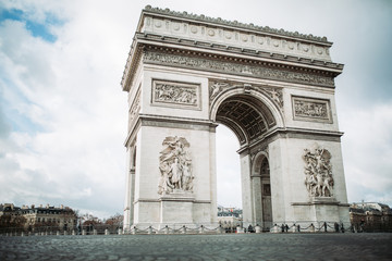 Fototapeta na wymiar Arc of triumph, Paris
