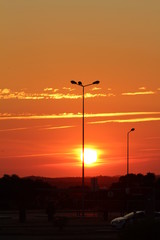 SUNSET SKY SUN SUNRISE