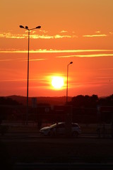 SUNSET SKY SUN SUNRISE ORANGE