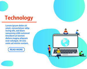 Business banner template vector design flat concept banner card for business or website.