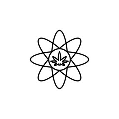 marijuana, entourage effect icon. Simple thin line, outline vector of Marijuana icons for UI and UX, website or mobile application