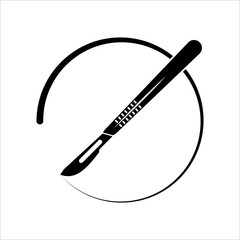 Surgical Scalpel Icon Design