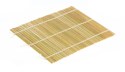 Sushi Bamboo Rolling Mat isolated on white background © cloud7days