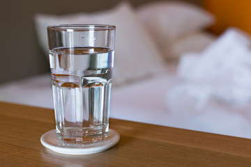 Glass of water in the morning.