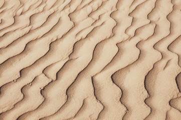 Sand mit Wellenmuster / Textur 