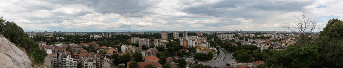 Fototapeta na wymiar Panorama of city