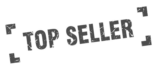 top seller stamp. top seller square grunge sign. top seller