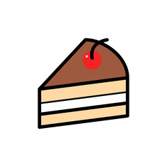 cake icon vector design template