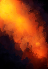 Obraz premium Brushed Painted Abstract Background. Brush stroked painting.Strokes of paint. 2D