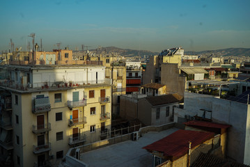 Fototapeta premium City View of Athens in the summer