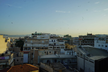City View of Athens in the summer