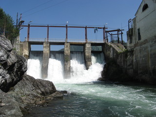 HPP on the river Chemal in the Altai