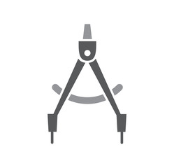 Measuring tool icon on background for graphic and web design. Simple illustration. Internet concept symbol for website button or mobile app.