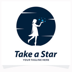 Take a Star Logo Design Template