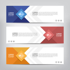 modern banner template, vector illustration
