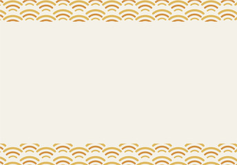 和柄 連続柄 シームレス の青海波文様のフレーム 背景 紫系 バックグラウンド スウォッチ素材 Wall Mural Globeds