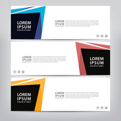 modern banner template, vector illustration