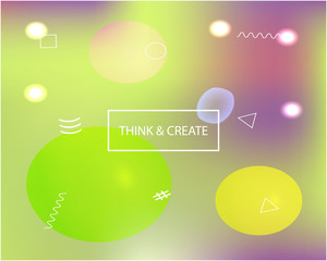 Banner from various elements of the environment.