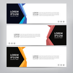 modern banner template, vector illustration