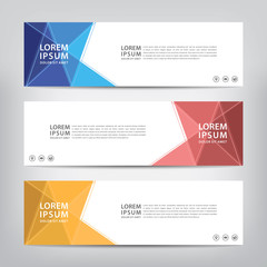 modern banner template, vector illustration