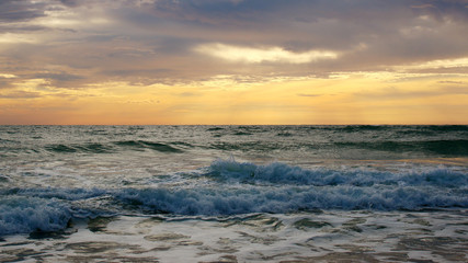 Sunset on the beach, Karon, Phuket, Thailand