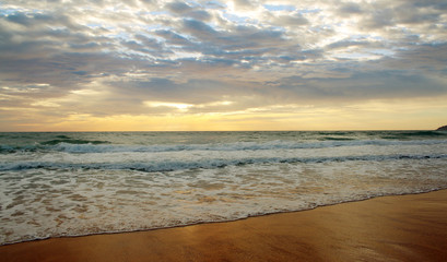 Sunset on the beach, Karon, Phuket, Thailand