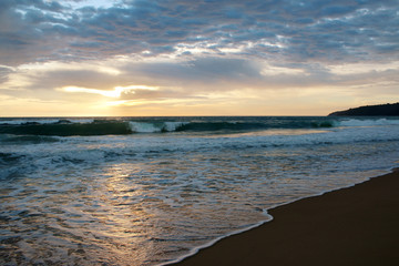 Sunset on the beach, Karon, Phuket, Thailand