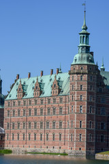 The castle of Frederiksborg at Hillerod, Denmark