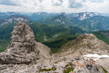 Fototapeta premium Widderstein im Kleinwalsertal