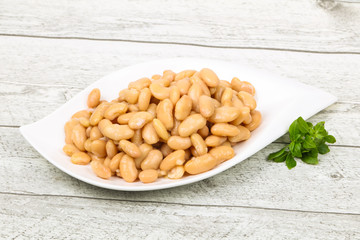 Baked white bean