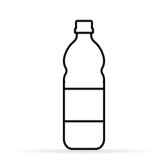 plastic line icon, vector illustration