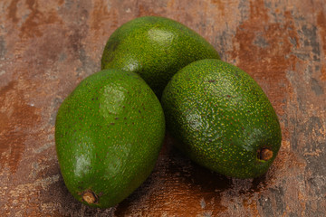 Ripe green dietary avocado - superfood