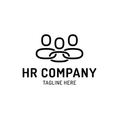 HR People Logo Design Template