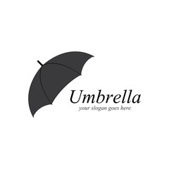 Umbrella logo template vector icon