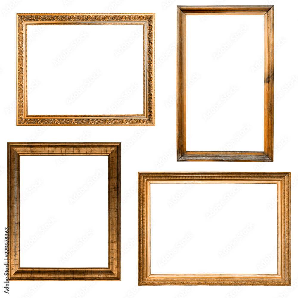 Aufkleber frame set isolated on white background. template for design