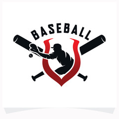 Baseball Logo Design. Emblem Design Template