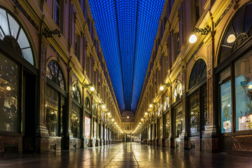 Fototapeta premium BRUSSELS, BELGIUM - August 27, 2017: Street view of Buildings around city, one of the most popular tourist destinations in brussel, Belgium.